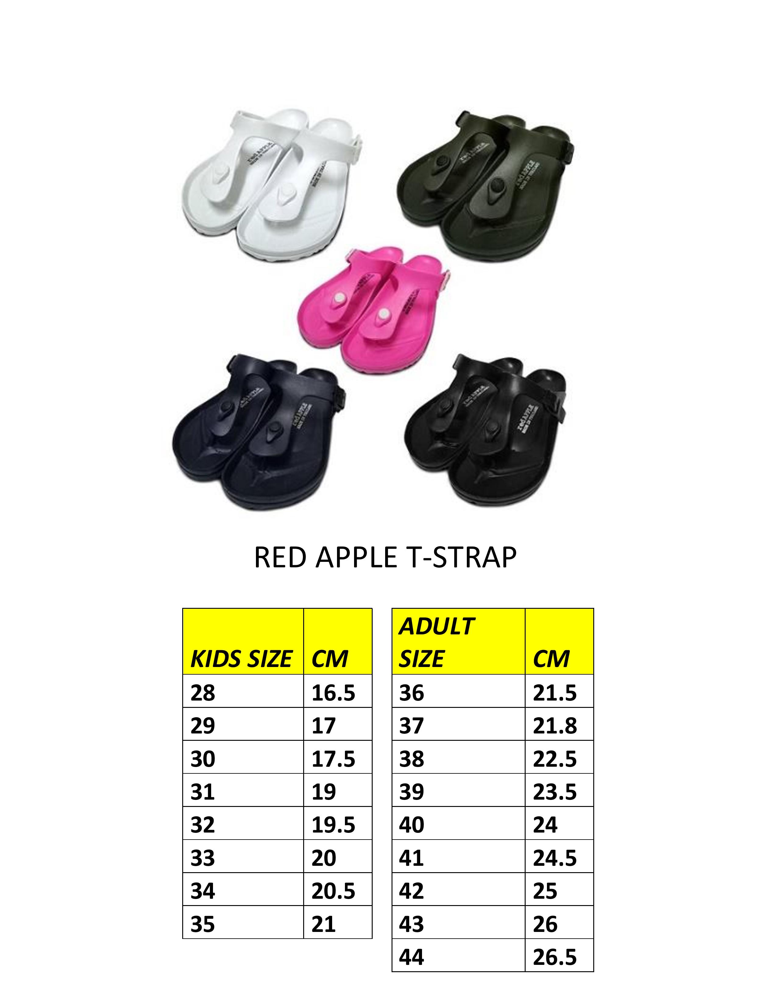 RA001T Thailand Red Apple T-Strap Shoes(GREEN COLOUR)